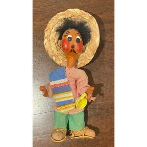 Male Mexican Oil Cloth Doll